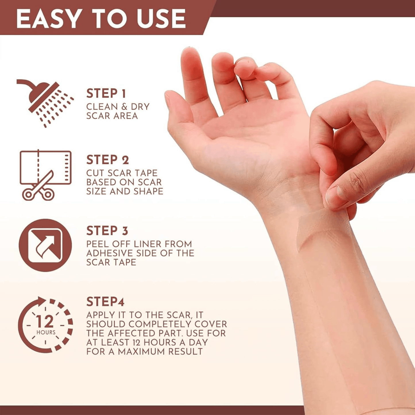 Medical-Grade Silicone Scar Sheets